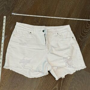 Amazon Women's Light Cream Jean Shorts